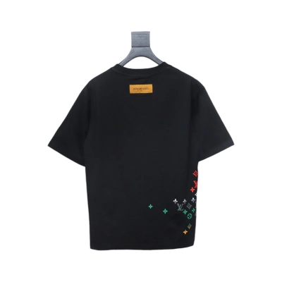 Louis Vuitton Employee Limited Edition Foam Print Short Sleeve T-Shirt Black 02