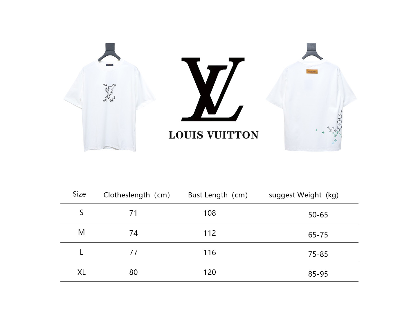 Louis Vuitton Employee Limited Edition Foam Print Short Sleeve T-Shirt White