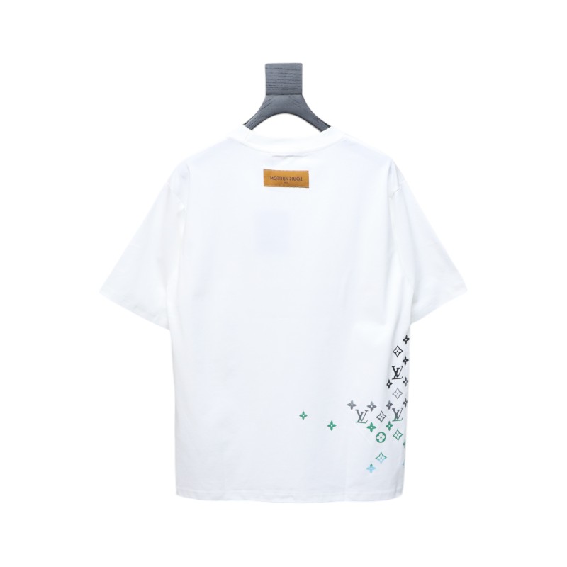 Louis Vuitton Employee Limited Edition Foam Print Short Sleeve T-Shirt White