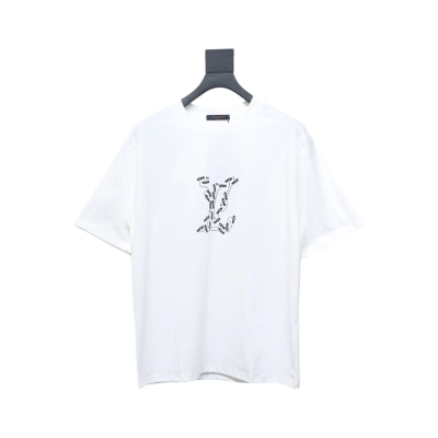 Louis Vuitton Employee Limited Edition Foam Print Short Sleeve T-Shirt White 01