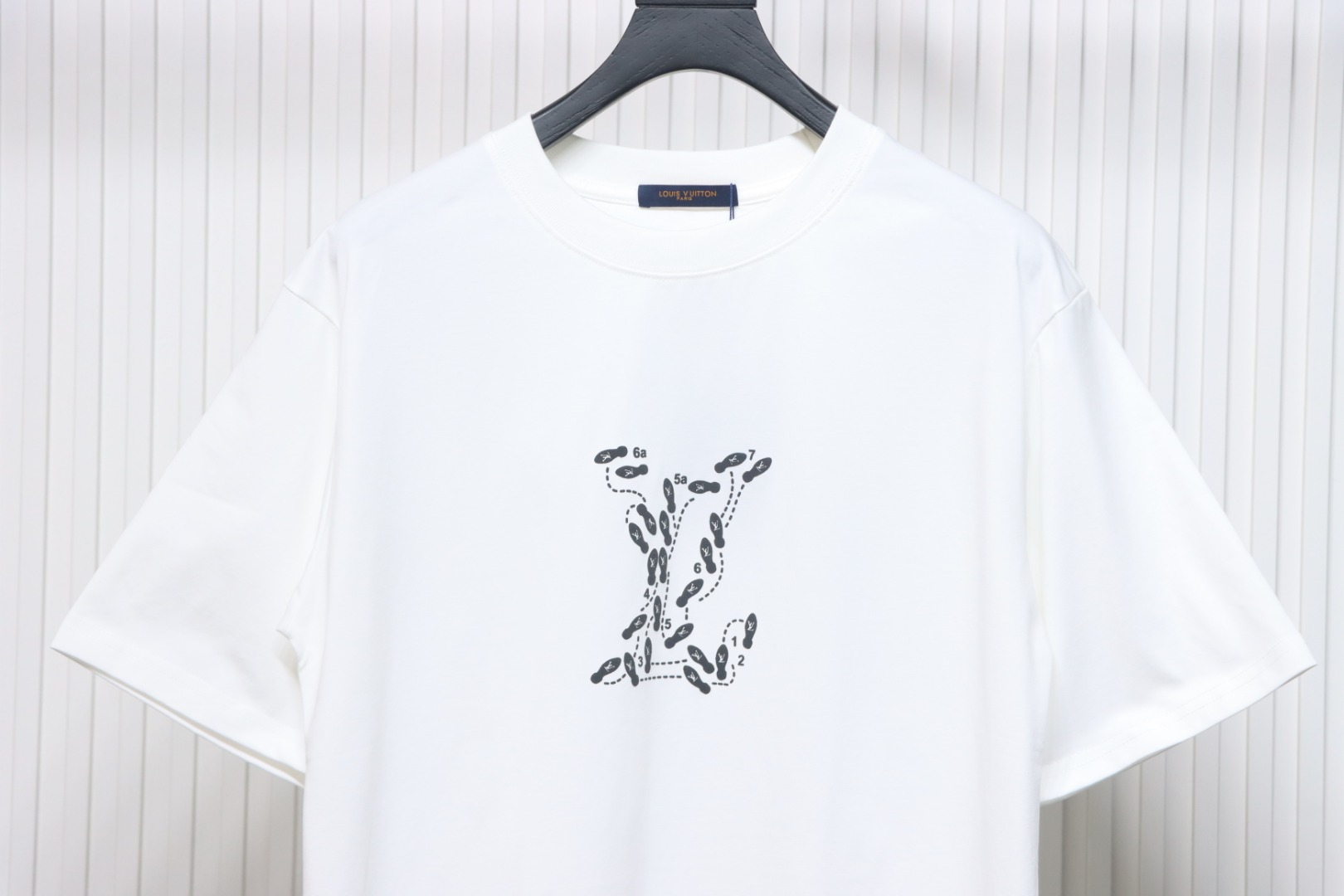 Louis Vuitton Employee Limited Edition Foam Print Short Sleeve T-Shirt White