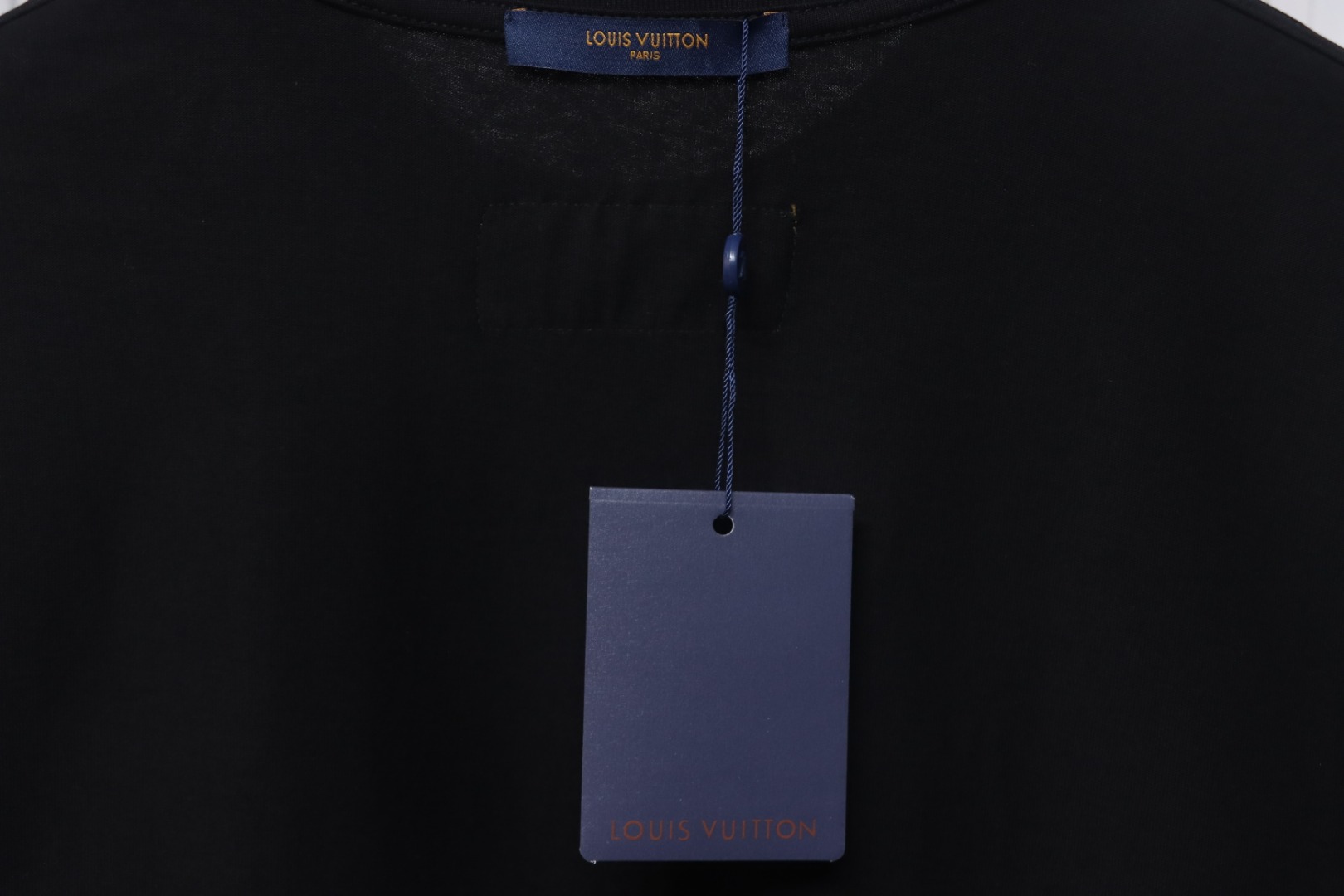 Louis Vuitton full letter logo print short sleeve black