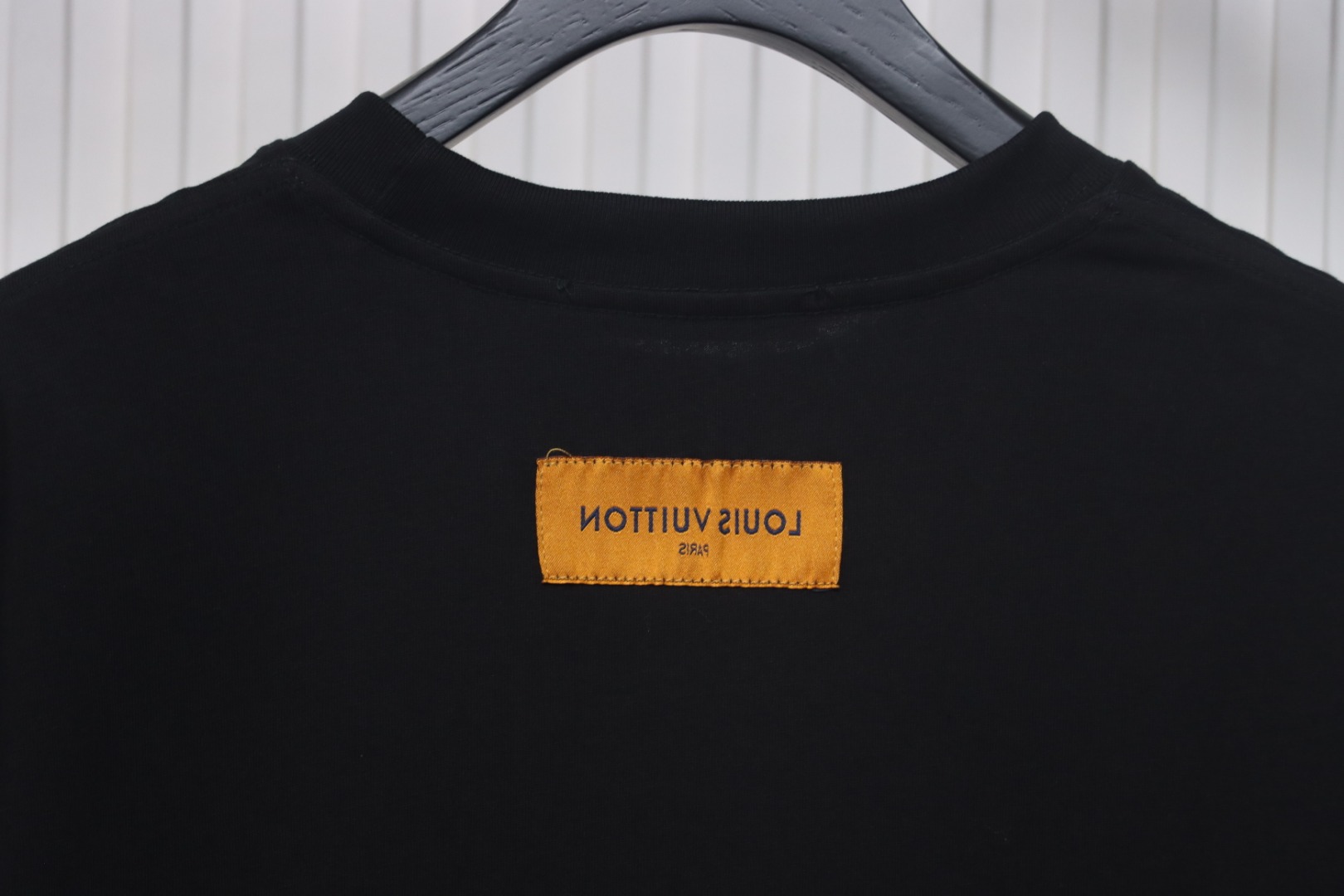 Louis Vuitton full letter logo print short sleeve black