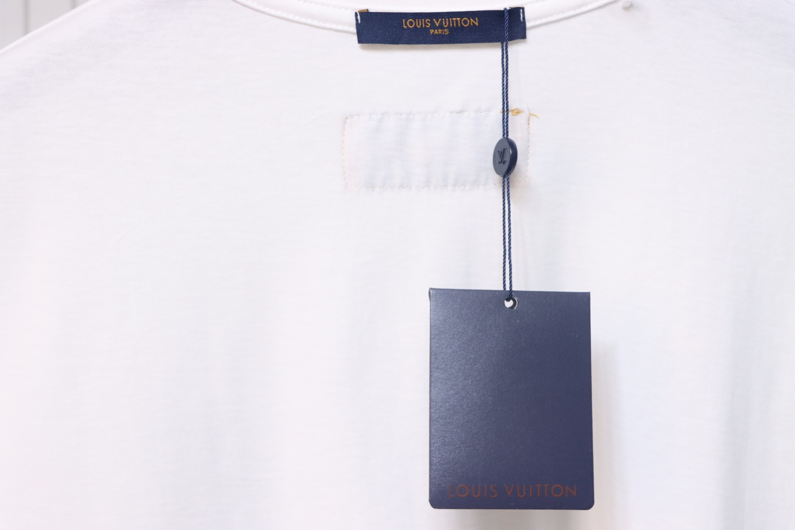 Louis Vuitton full letter logo print short sleeve White