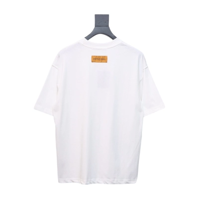 Louis Vuitton full letter logo print short sleeve White 02