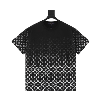 Louis Vuitton Gradient Full Print Monochrome Print Short Sleeve 01
