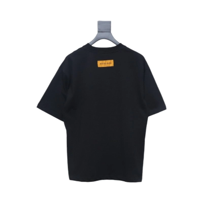 Louis Vuitton logo print short sleeve black 02
