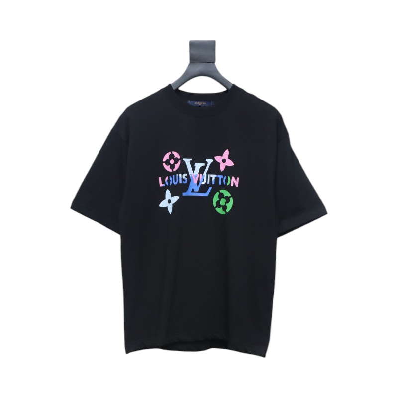 Louis Vuitton logo print short sleeve black
