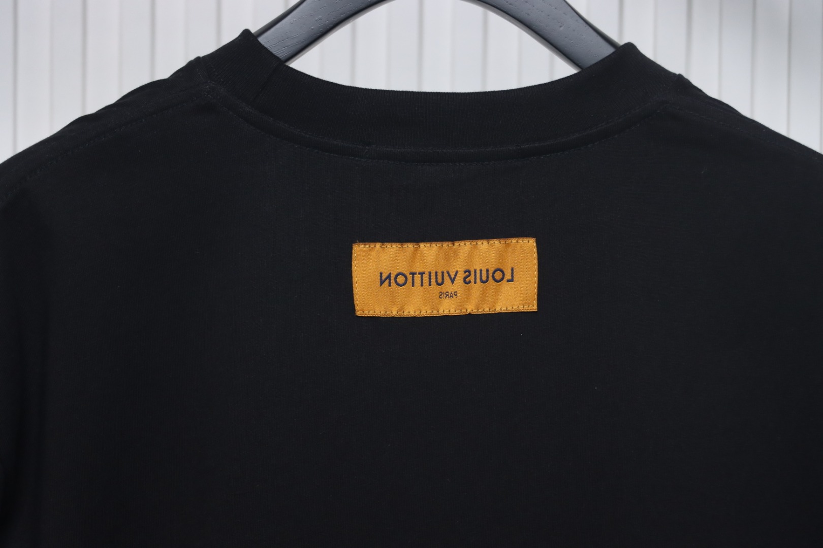 Louis Vuitton logo print short sleeve black