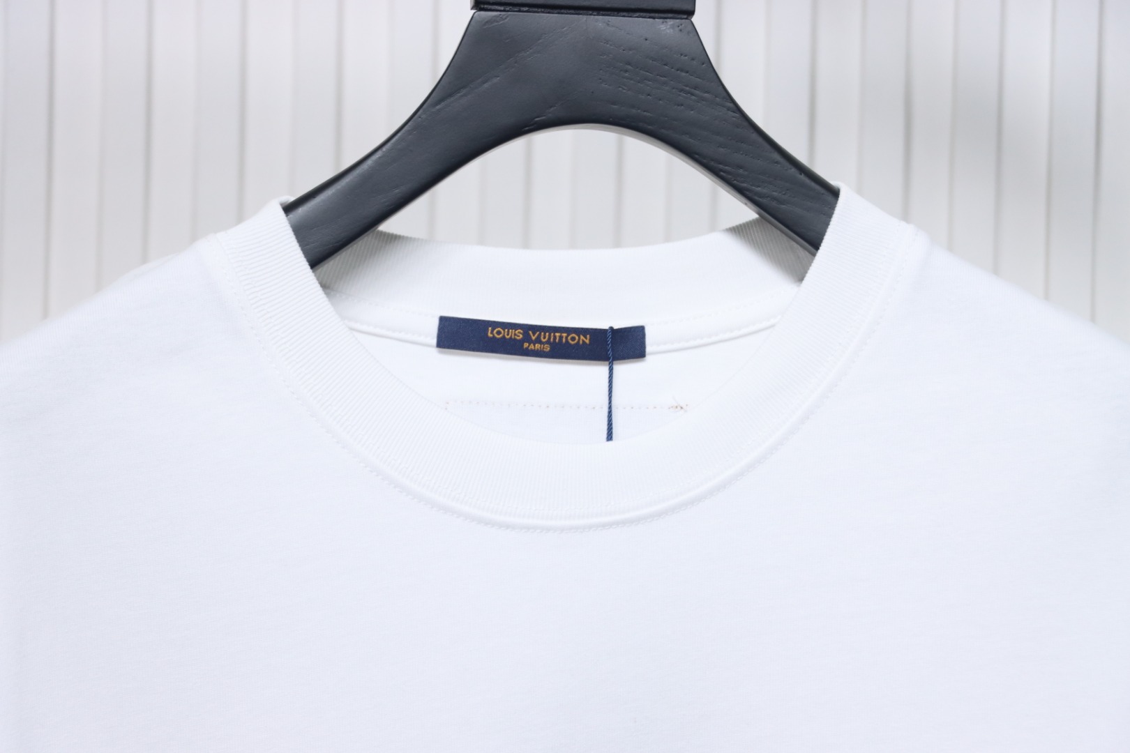 Louis Vuitton logo printed short sleeves white