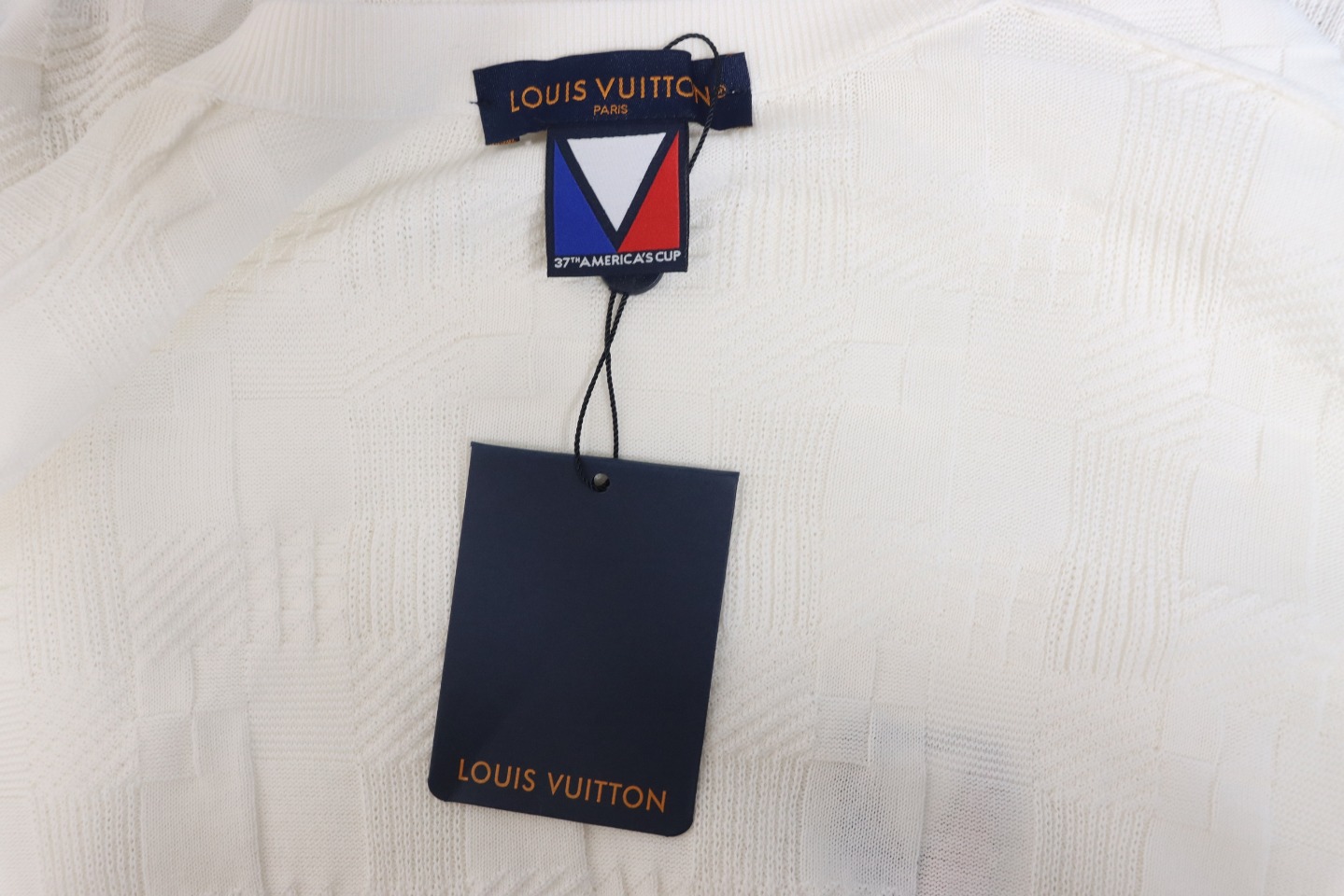 Louis Vuitton LV24ss America's Cup jacquard knit short sleeve