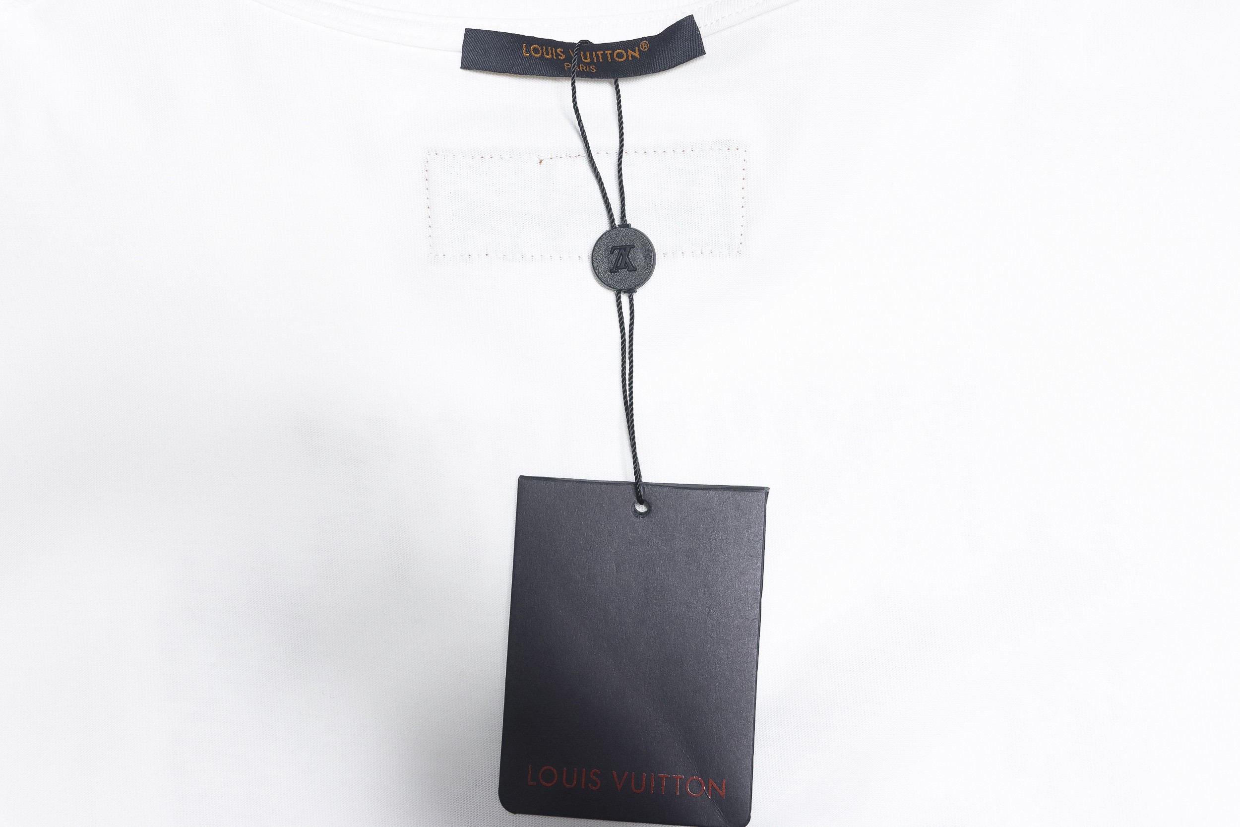 Louis Vuitton LV24ss heavy beaded letter embroidered short sleeve