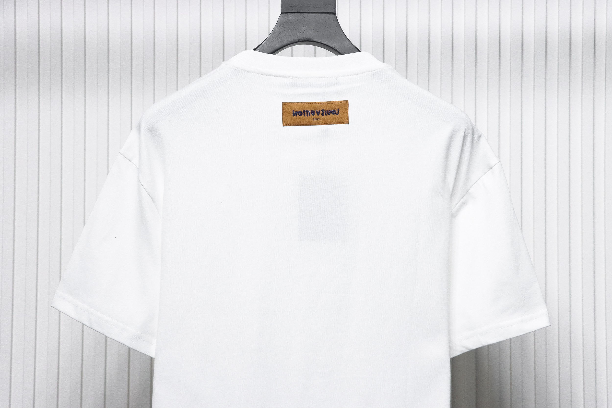 Louis Vuitton LV24ss heavy beaded letter embroidered short sleeve