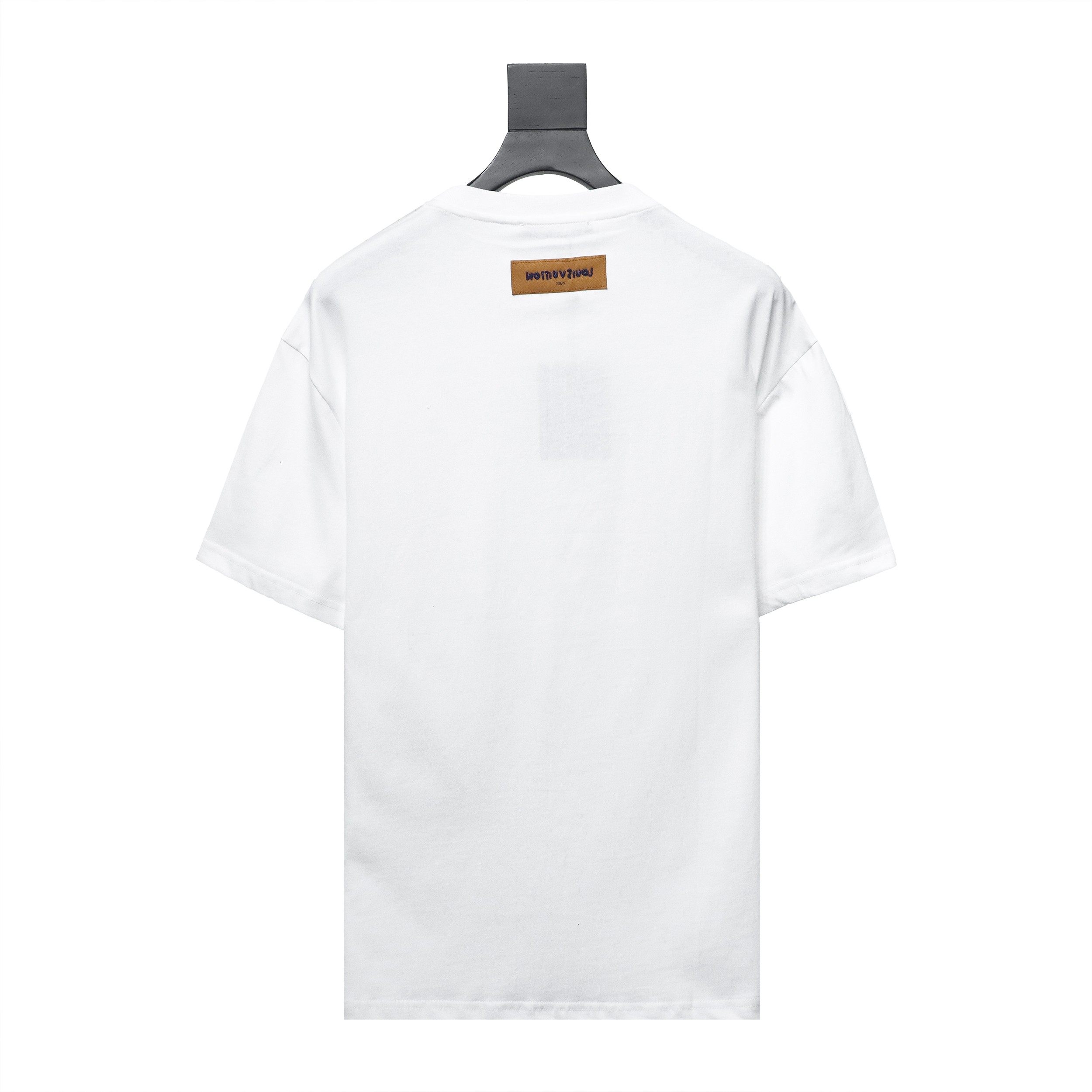 Louis Vuitton LV24ss heavy beaded letter embroidered short sleeve