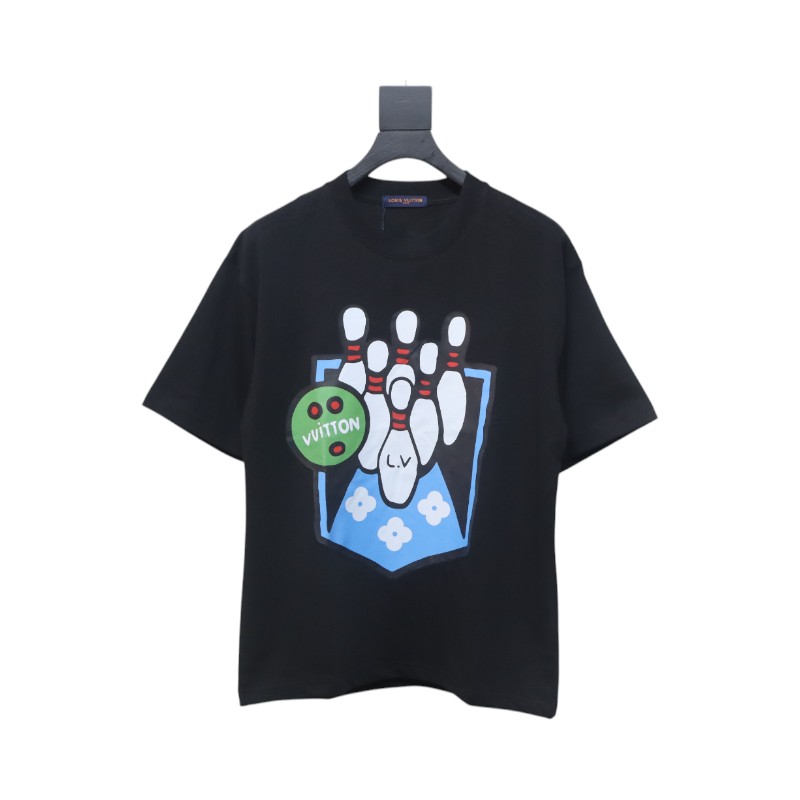 Louis Vuitton LV 24SS Bowling Short Sleeve T-Shirt Black