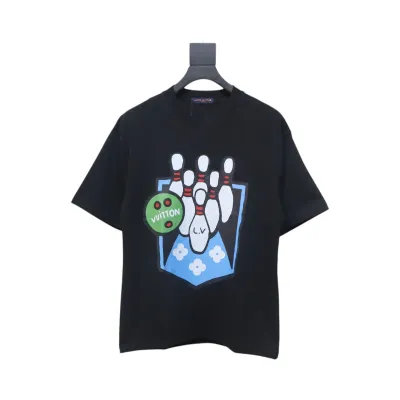Louis Vuitton LV 24SS Bowling Short Sleeve T-Shirt Black 01