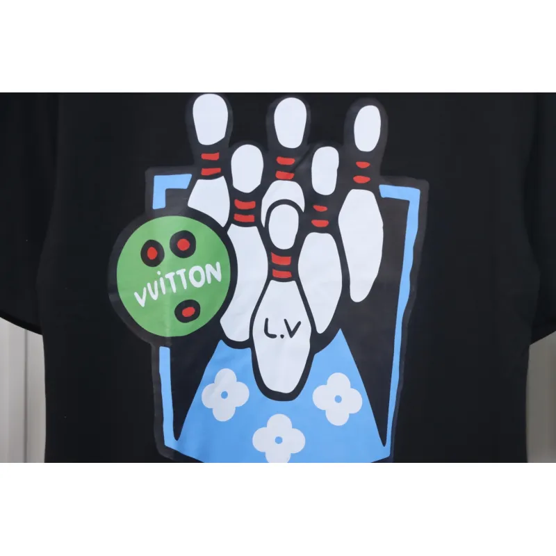 Louis Vuitton LV 24SS Bowling Short Sleeve T-Shirt Black