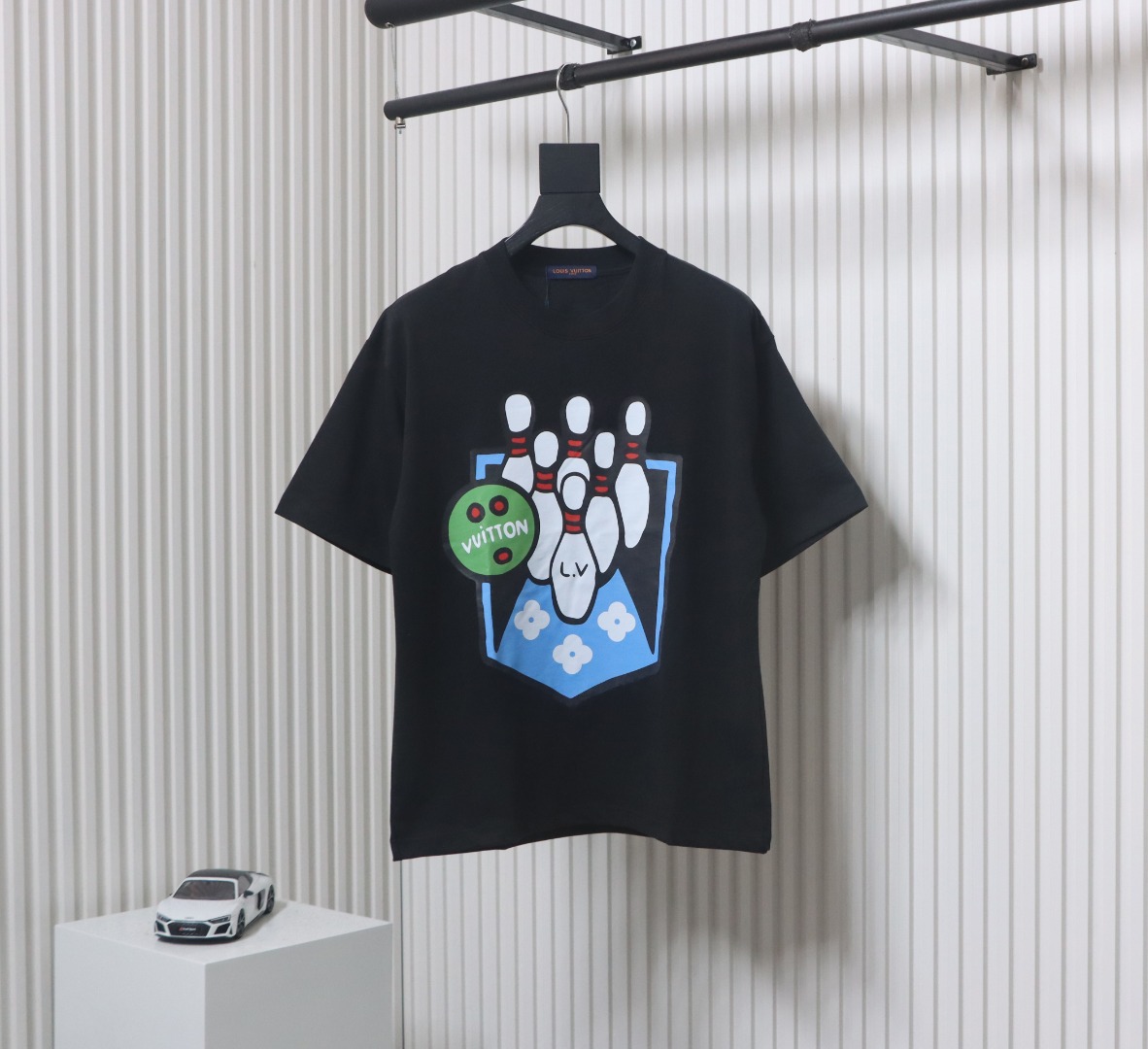 Louis Vuitton LV 24SS Bowling Short Sleeve T-Shirt Black