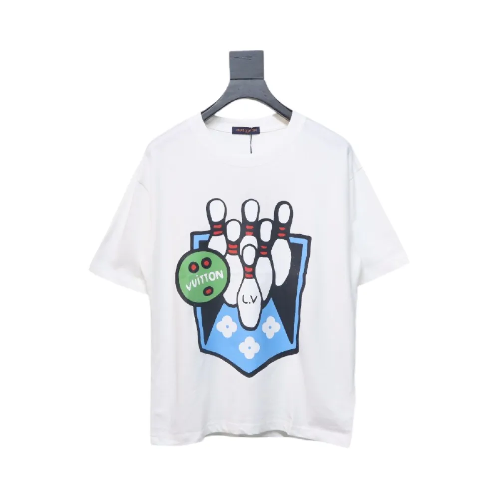 Louis Vuitton LV 24SS Bowling Short Sleeve T-Shirt White