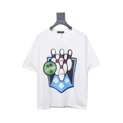 Louis Vuitton LV 24SS Bowling Short Sleeve T-Shirt White 01