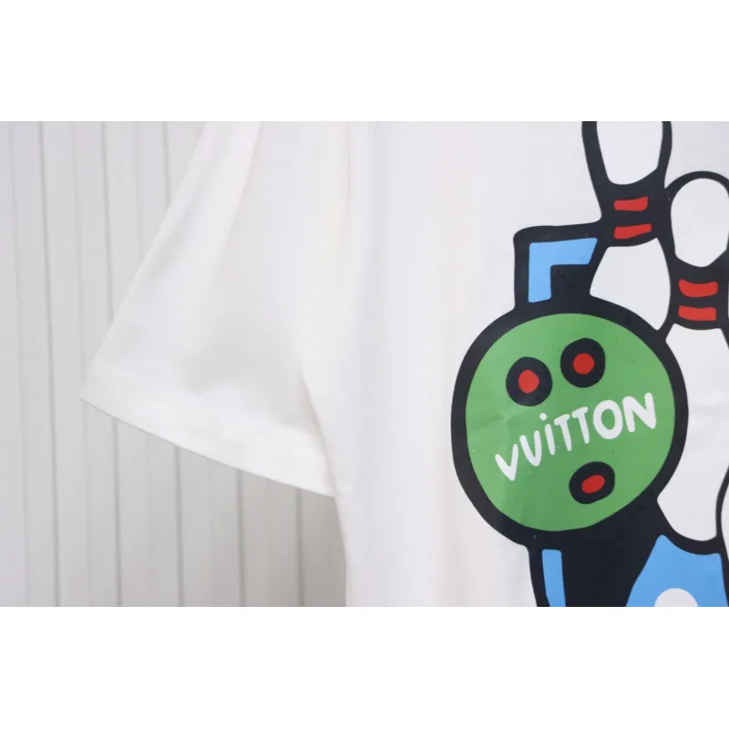 Louis Vuitton LV 24SS Bowling Short Sleeve T-Shirt White
