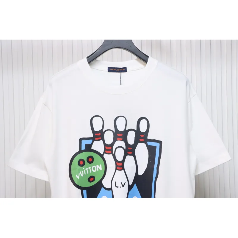 Louis Vuitton LV 24SS Bowling Short Sleeve T-Shirt White