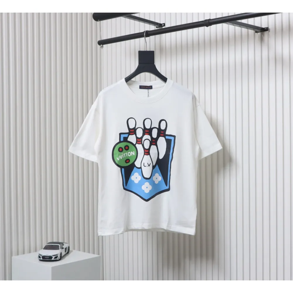 Louis Vuitton LV 24SS Bowling Short Sleeve T-Shirt White