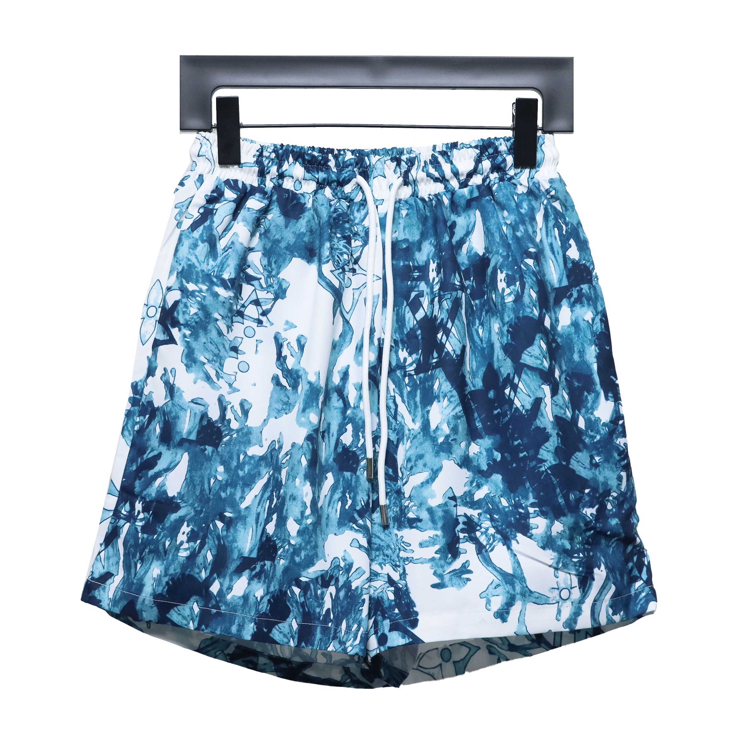 Louis Vuitton LV 24ss coral seagrass print shorts