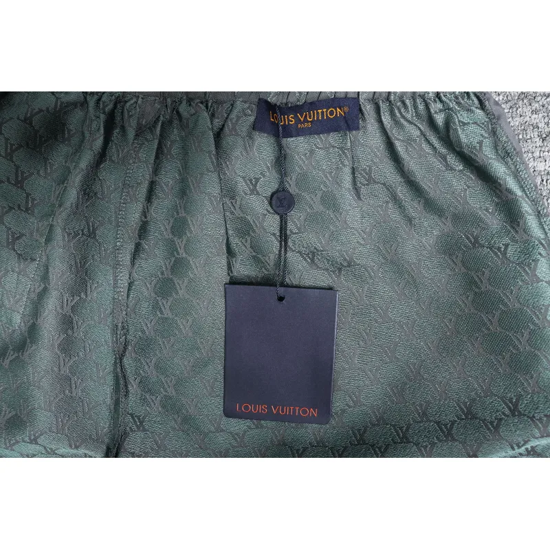 Louis Vuitton LV 24ss jacquard small logo silk shorts
