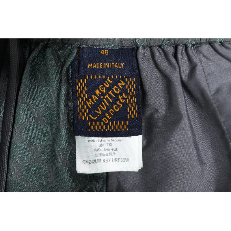 Louis Vuitton LV 24ss jacquard small logo silk shorts