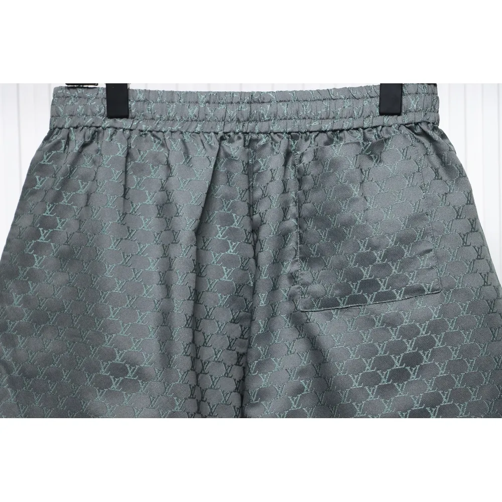 Louis Vuitton LV 24ss jacquard small logo silk shorts