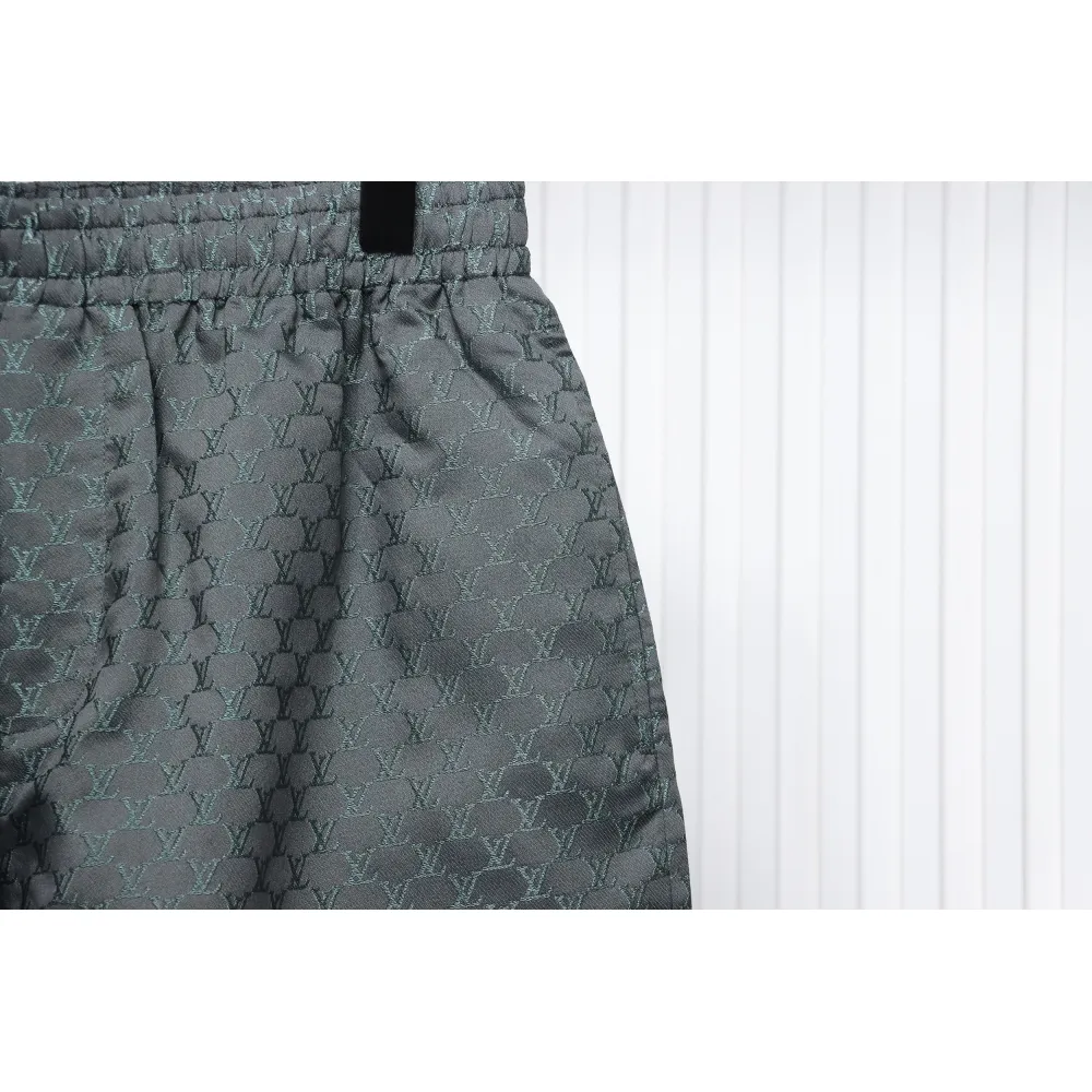 Louis Vuitton LV 24ss jacquard small logo silk shorts
