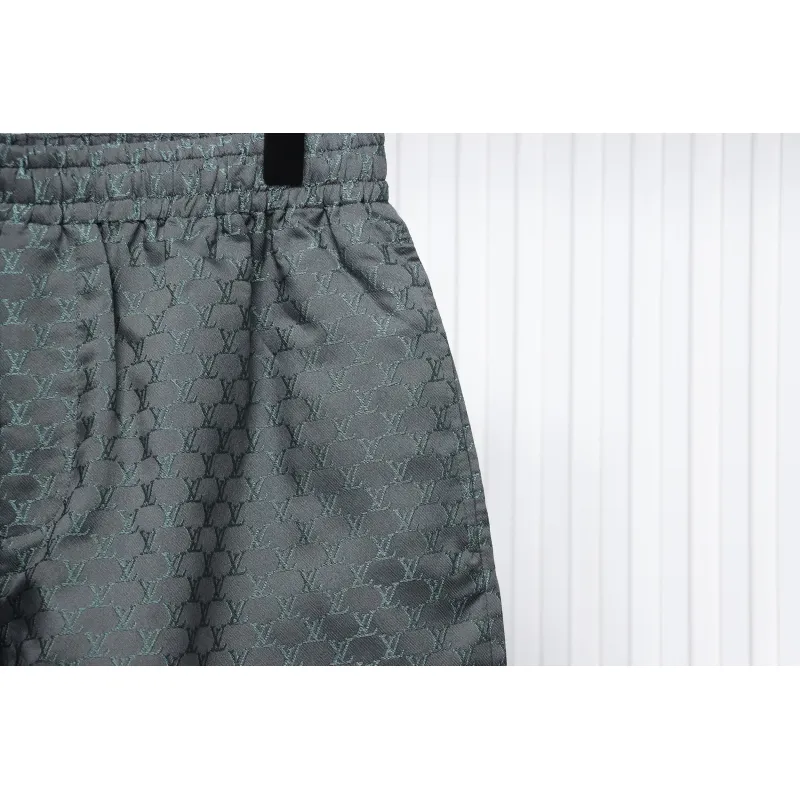Louis Vuitton LV 24ss jacquard small logo silk shorts