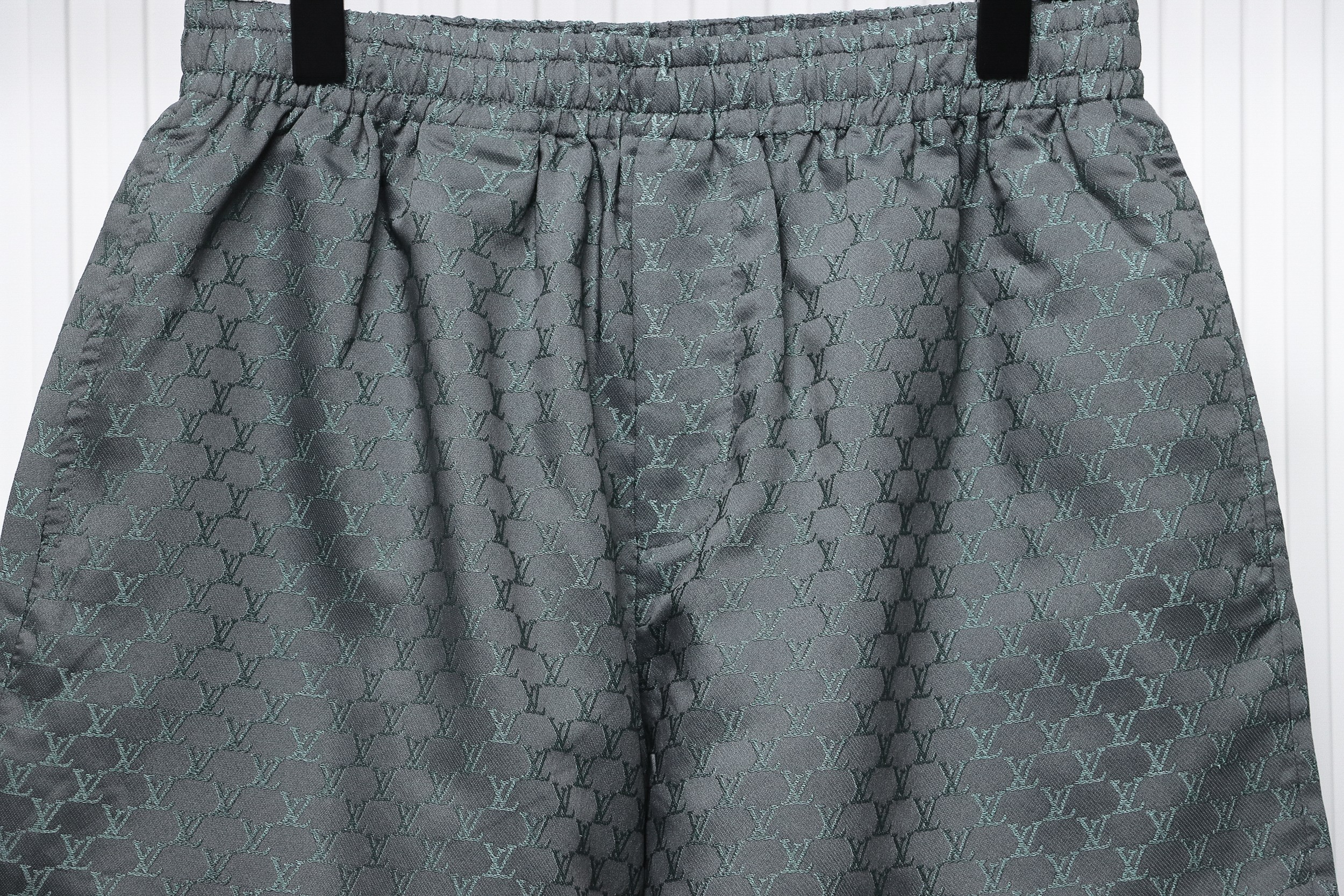 Louis Vuitton LV 24ss jacquard small logo silk shorts