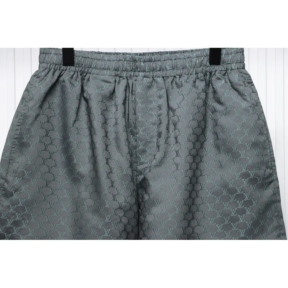 Louis Vuitton LV 24ss jacquard small logo silk shorts