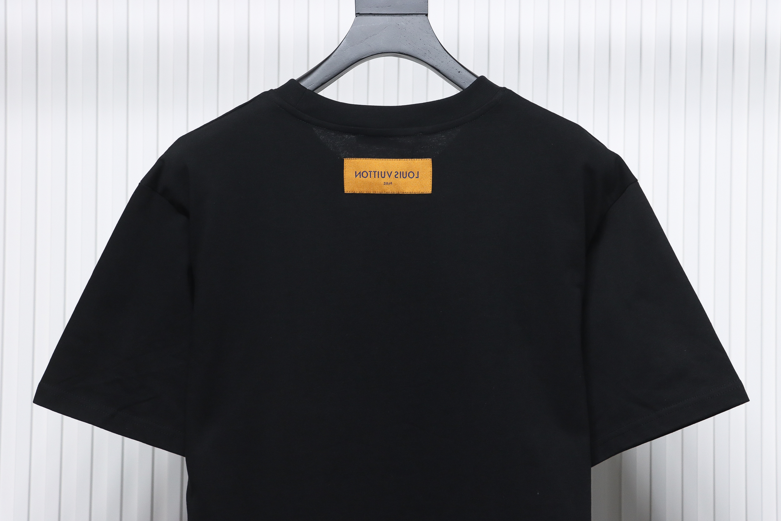 Louis Vuitton LV 24ss Pocket Old Flower Embossed Short Sleeve Black