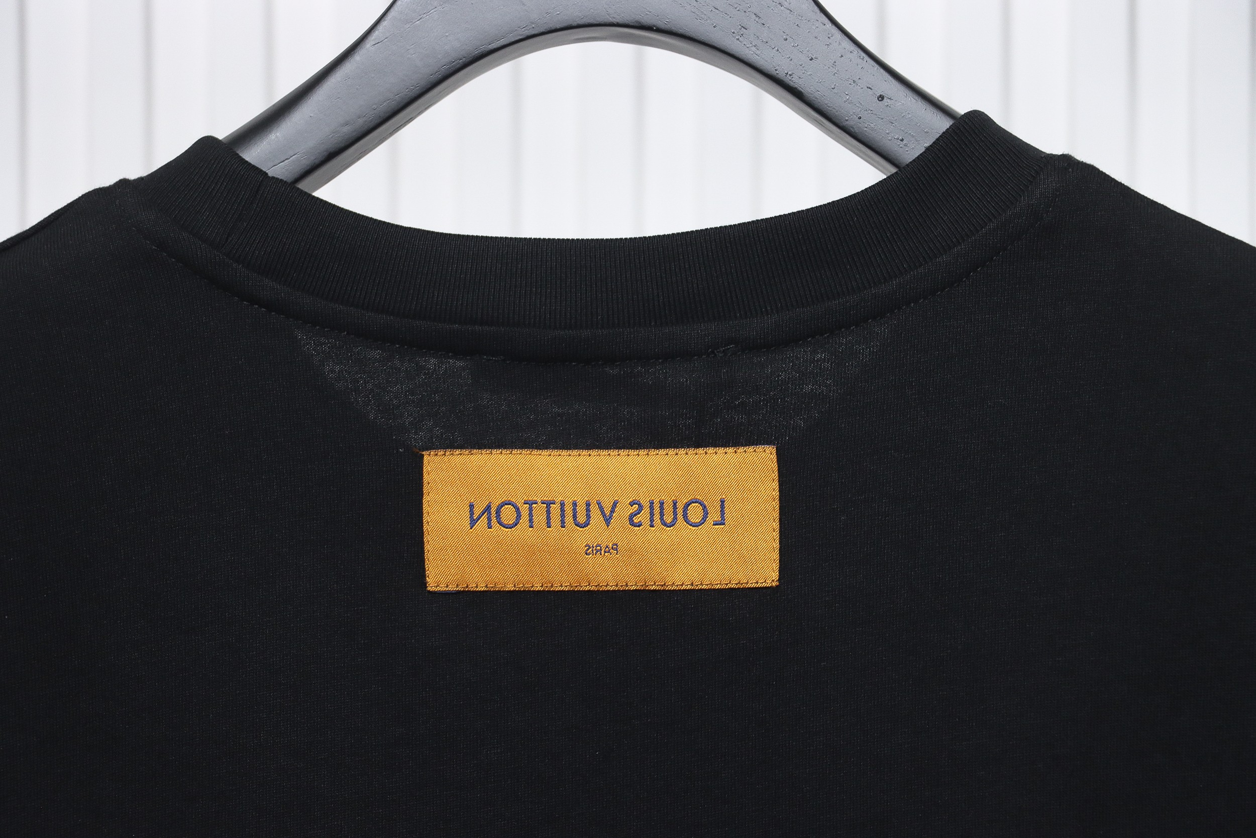 Louis Vuitton LV 24ss Pocket Old Flower Embossed Short Sleeve Black