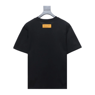 Louis Vuitton LV 24ss Pocket Old Flower Embossed Short Sleeve Black 02