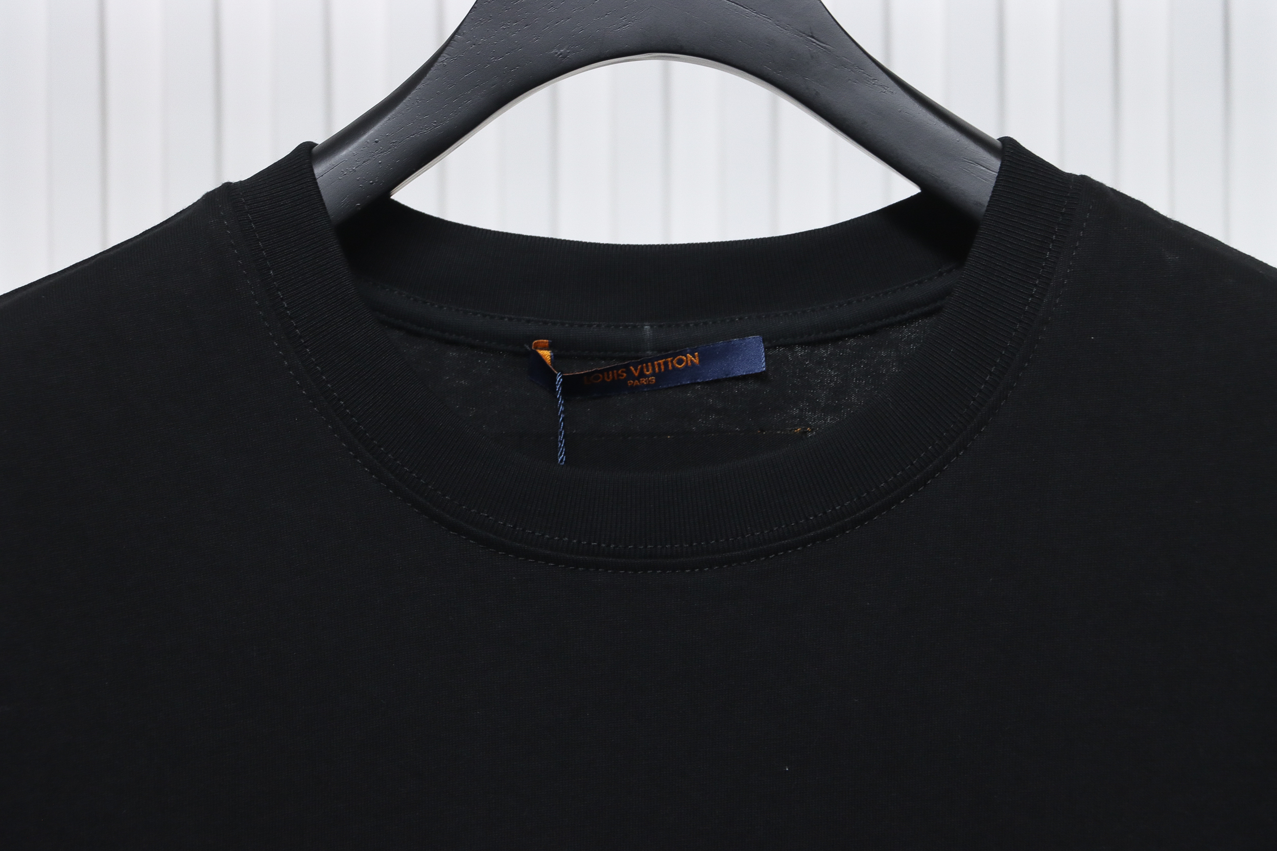 Louis Vuitton LV 24ss Pocket Old Flower Embossed Short Sleeve Black