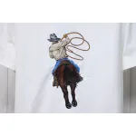 Louis Vuitton LV 24ss Western denim heavy embroidery short sleeves
