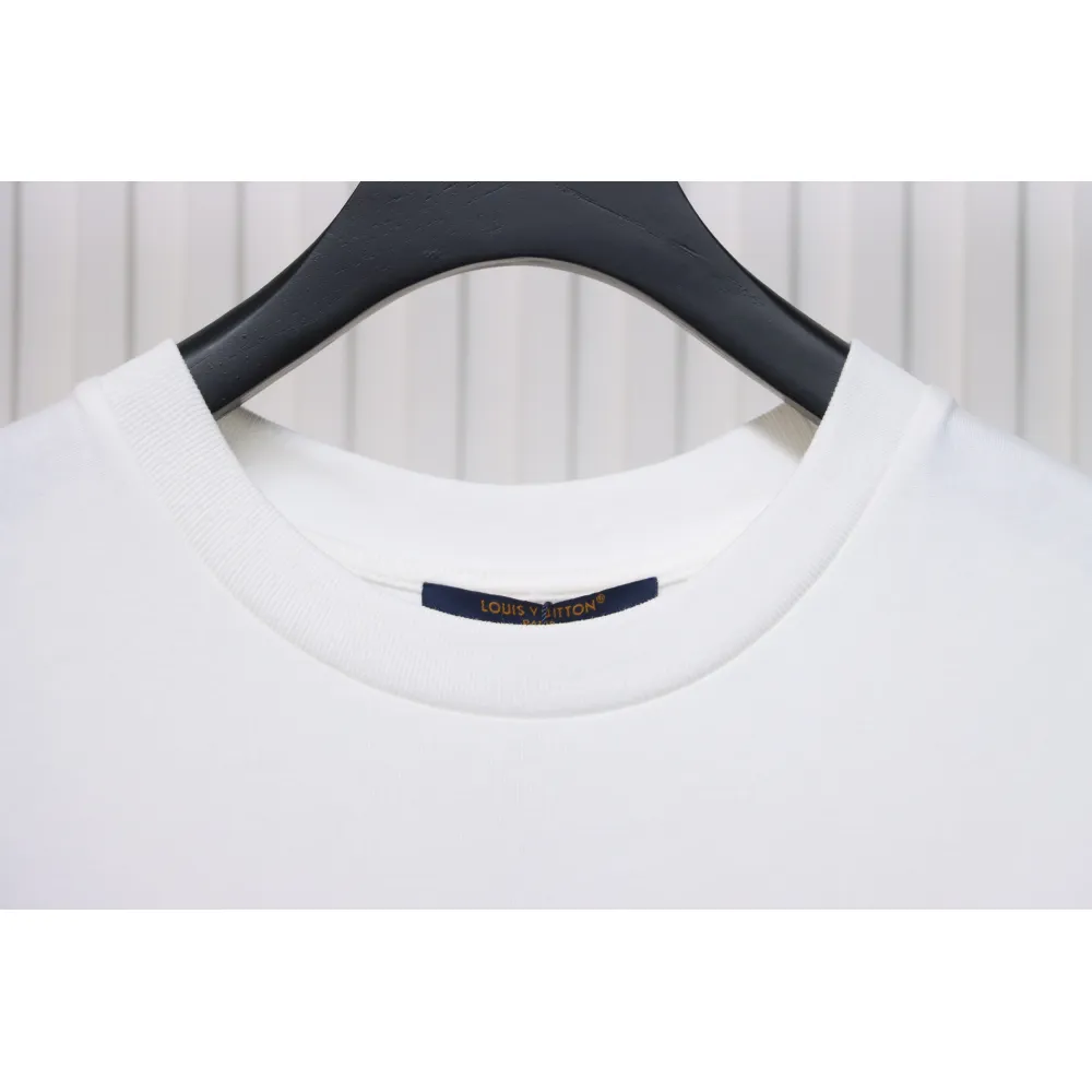 Louis Vuitton LV 24ss Western denim heavy embroidery short sleeves