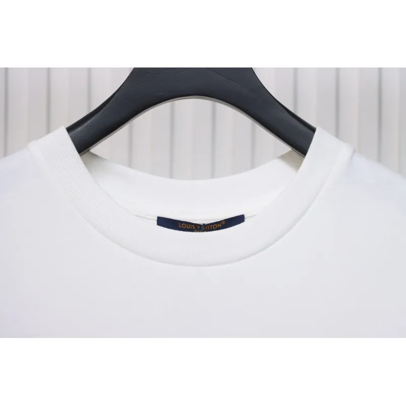 Louis Vuitton LV 24ss Western denim heavy embroidery short sleeves