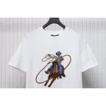Louis Vuitton LV 24ss Western denim heavy embroidery short sleeves