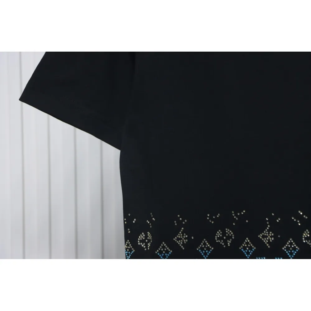 Louis Vuitton LV 25SS Color Diamond Gradient Short Sleeve T-Shirt