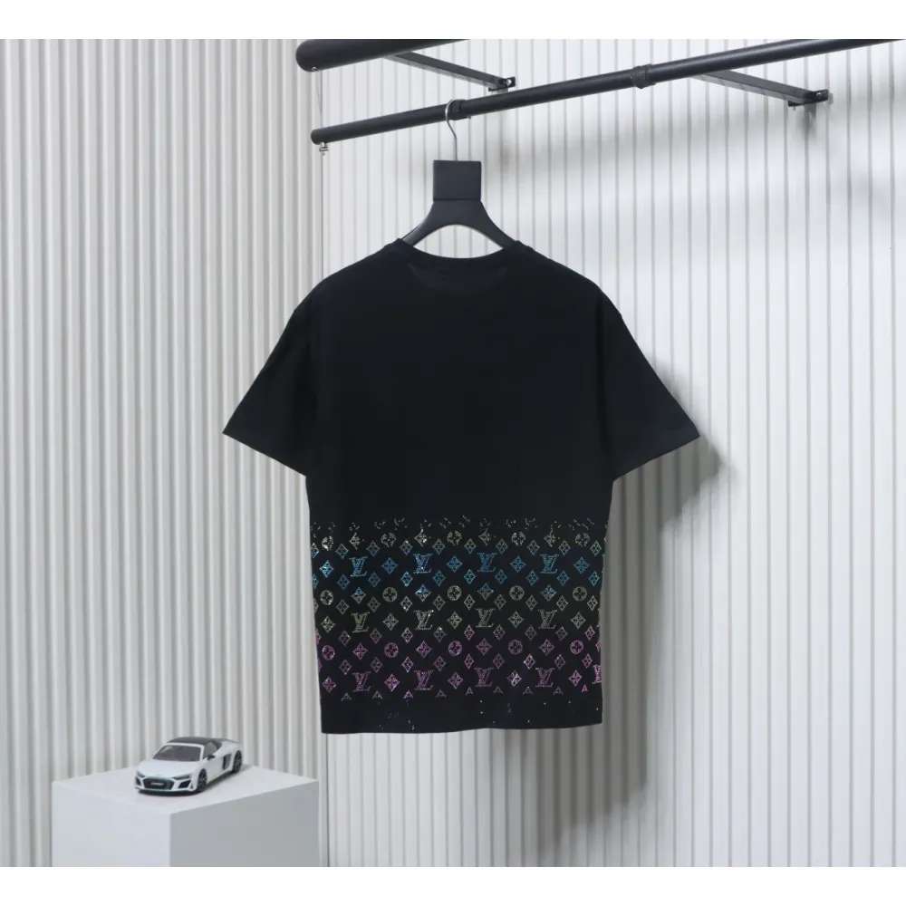 Louis Vuitton LV 25SS Color Diamond Gradient Short Sleeve T-Shirt