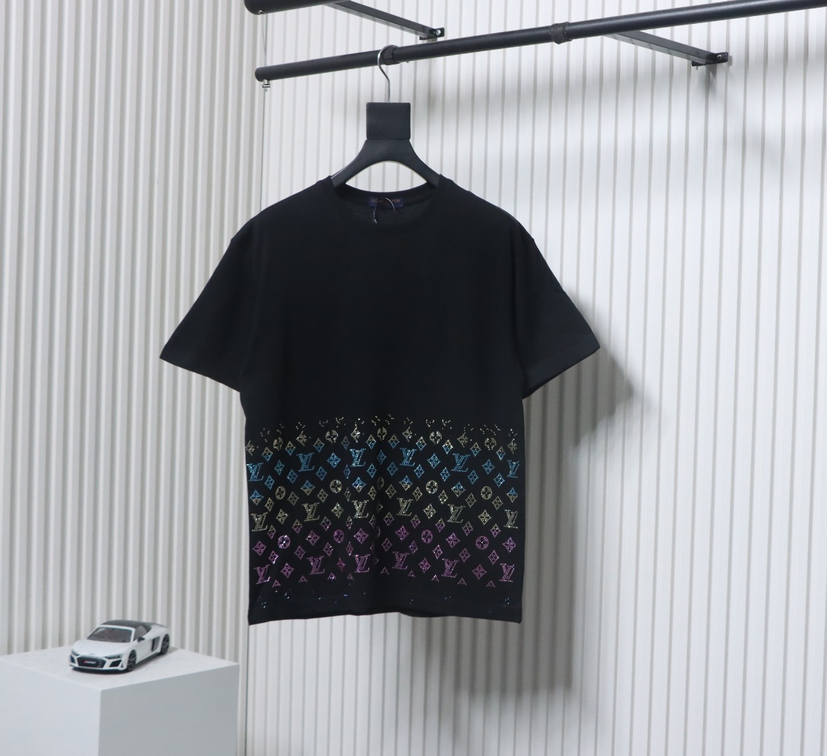 Louis Vuitton LV 25SS Color Diamond Gradient Short Sleeve T-Shirt