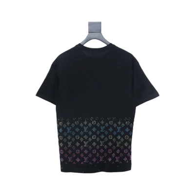 Louis Vuitton LV 25SS Color Diamond Gradient Short Sleeve T-Shirt 02