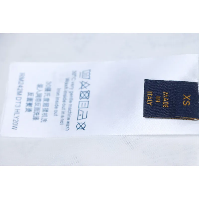 Louis Vuitton LV 25SS Color Diamond Gradient Short Sleeve T-Shirt White