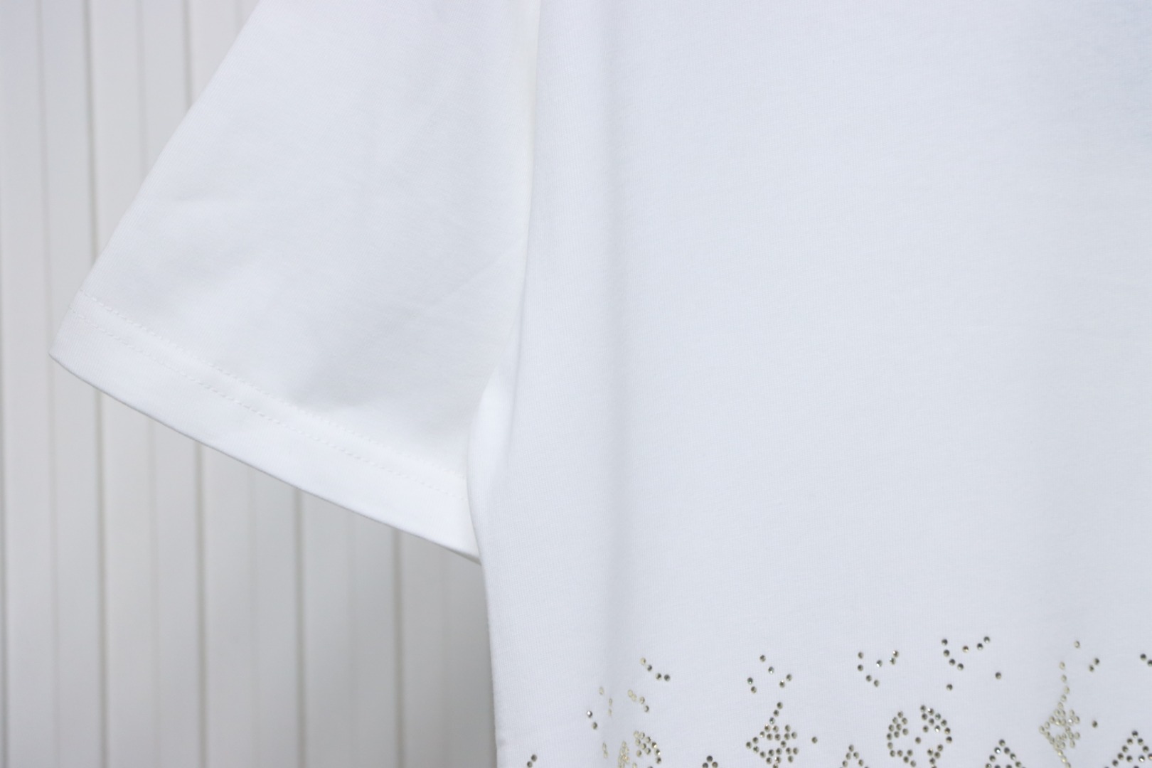 Louis Vuitton LV 25SS Color Diamond Gradient Short Sleeve T-Shirt White