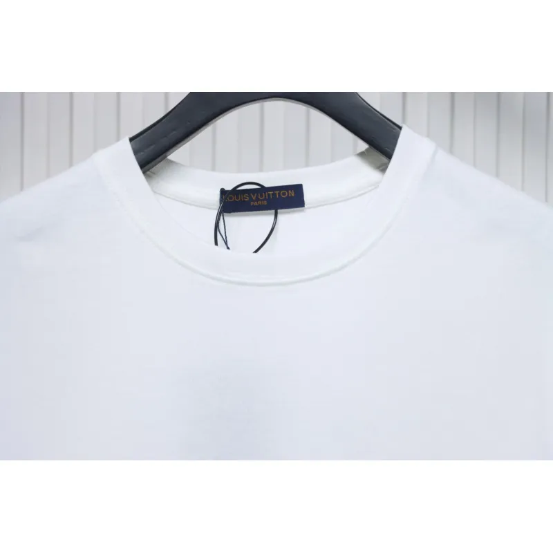 Louis Vuitton LV 25SS Color Diamond Gradient Short Sleeve T-Shirt White